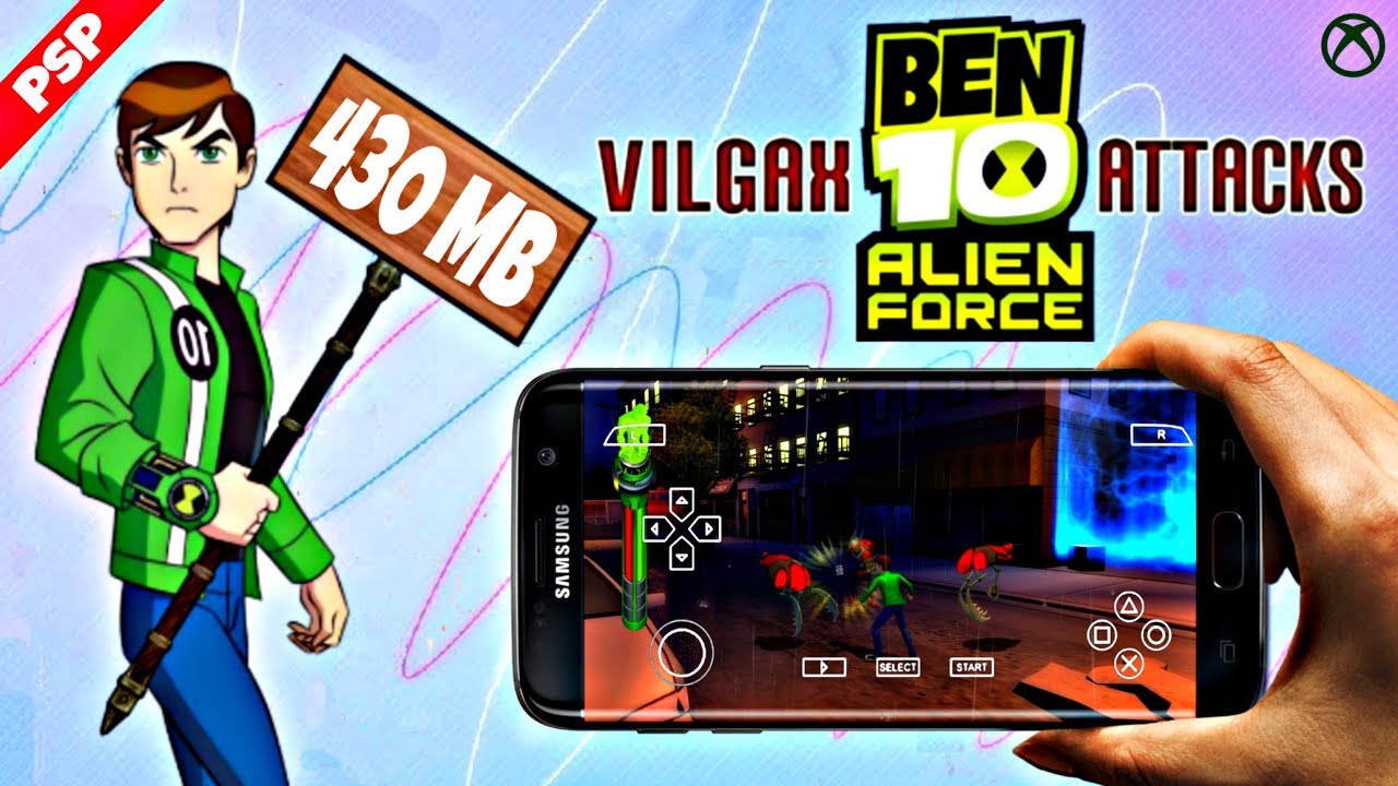 ben 10 alien force vilgax attacks cheats for ppsspp download